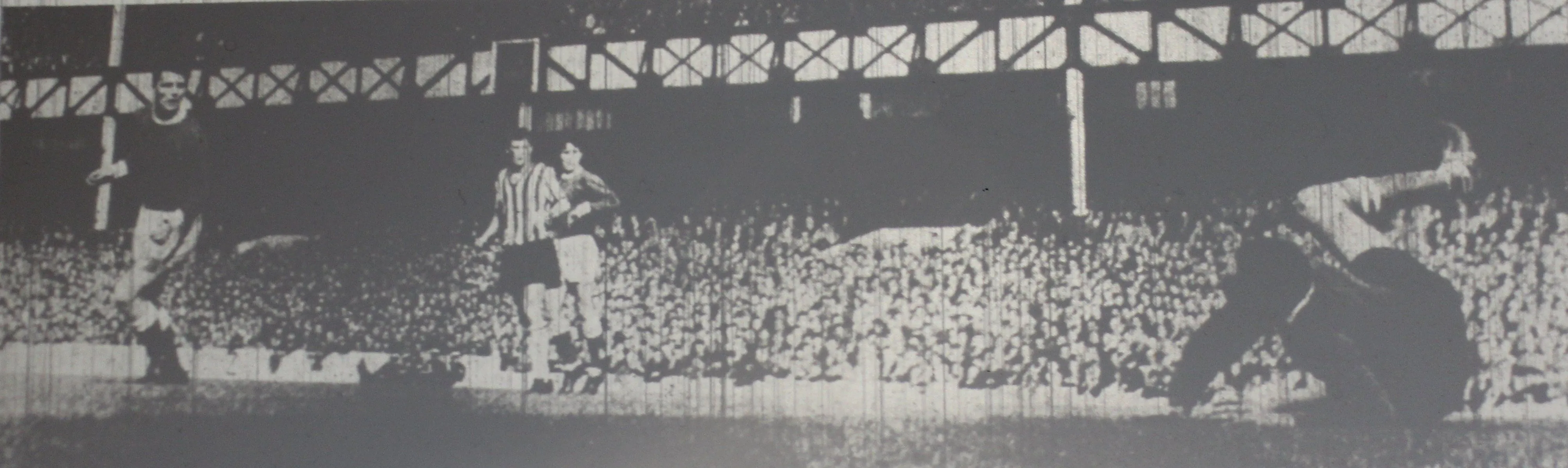 1026 12.09.64 Brown v Sheff Utd (H) Sandy Brown scores during a 1-1 home draw with Sheffield ...webp