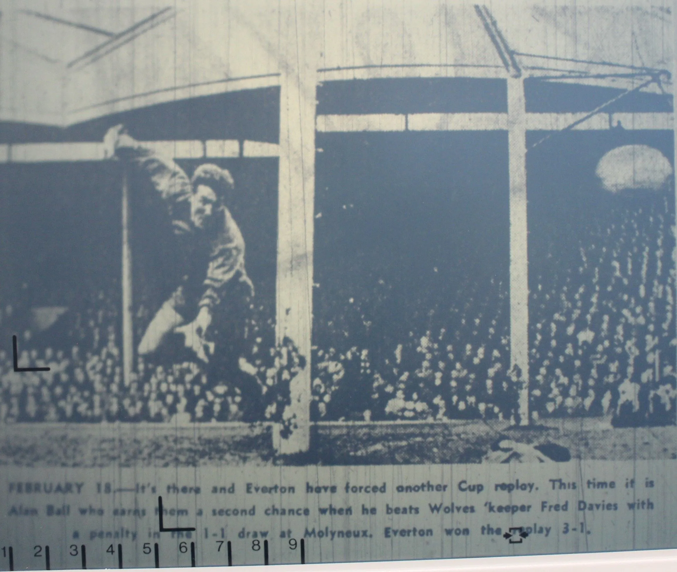 1233 18.02.67 Ball (Pen) Wolves (A) FA CUP - SECOND IN SEQUENCE - Seconds later Wolves keeper...webp