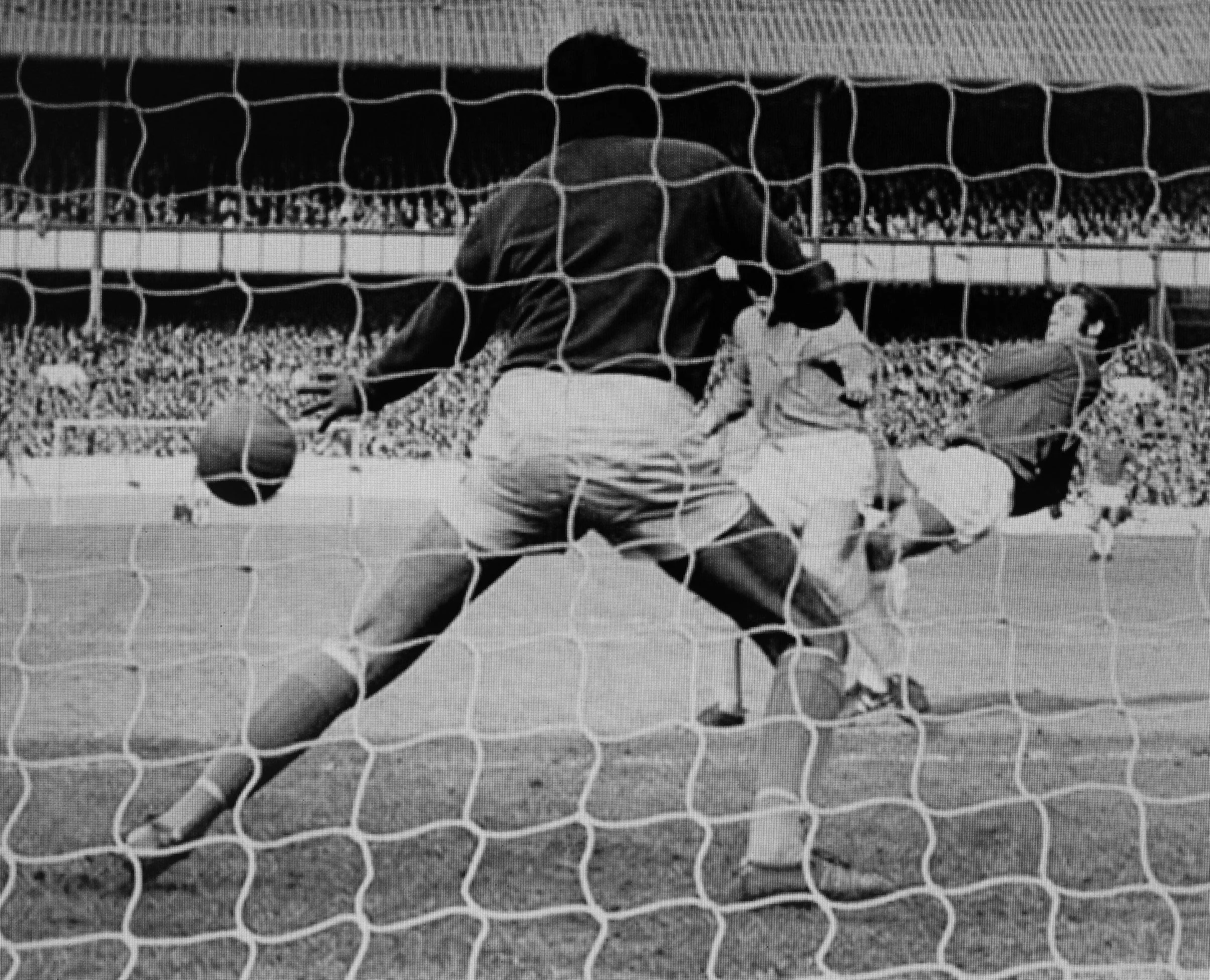 1273 26.09.70 Harvey v Palace (H) Colin Harvey makes it two as he steers the ball past Palace...webp