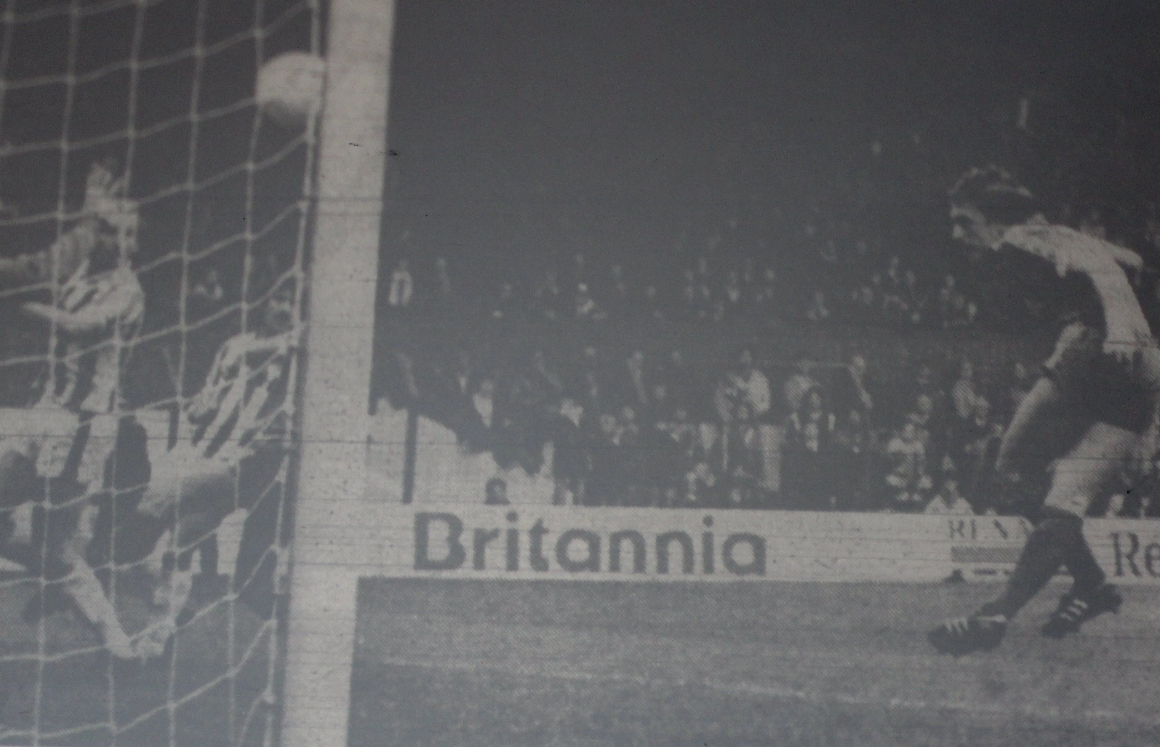 2662 03.10.81 McBride v Stoke (A) Joe McBride heads home John Bailey's cross to score as the ...webp