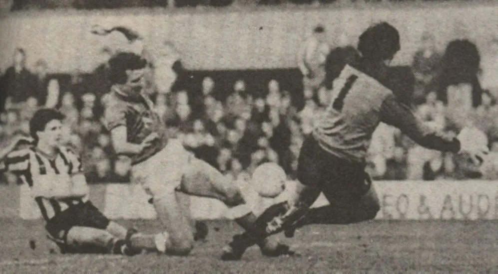 3282 26.12.86 Power v Newcastle (A) Paul Power opens the scoring at Newcastle in the 22nd min...webp