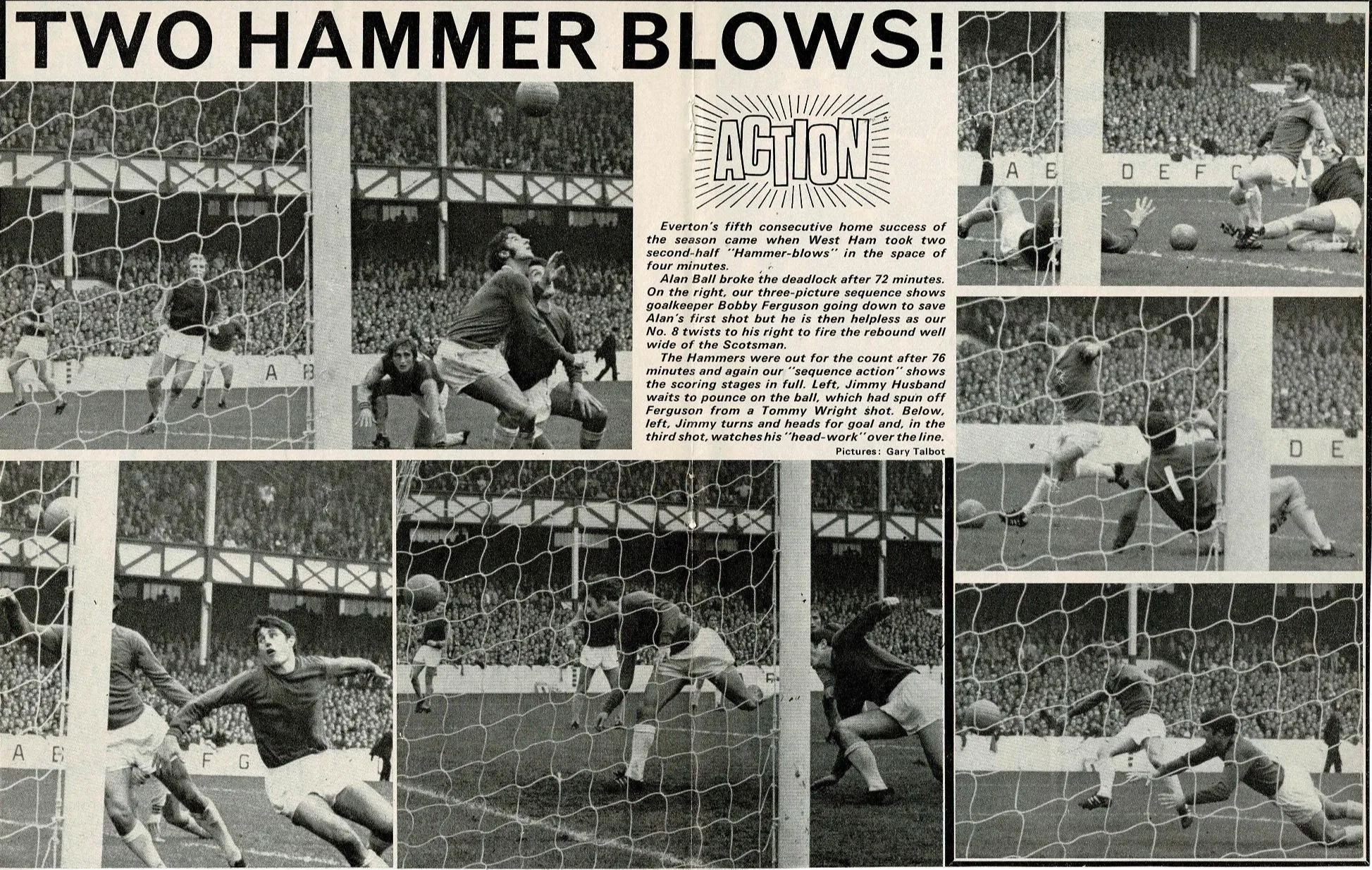 690913 Ball & Husband net against West Ham, 13 September 1969.webp