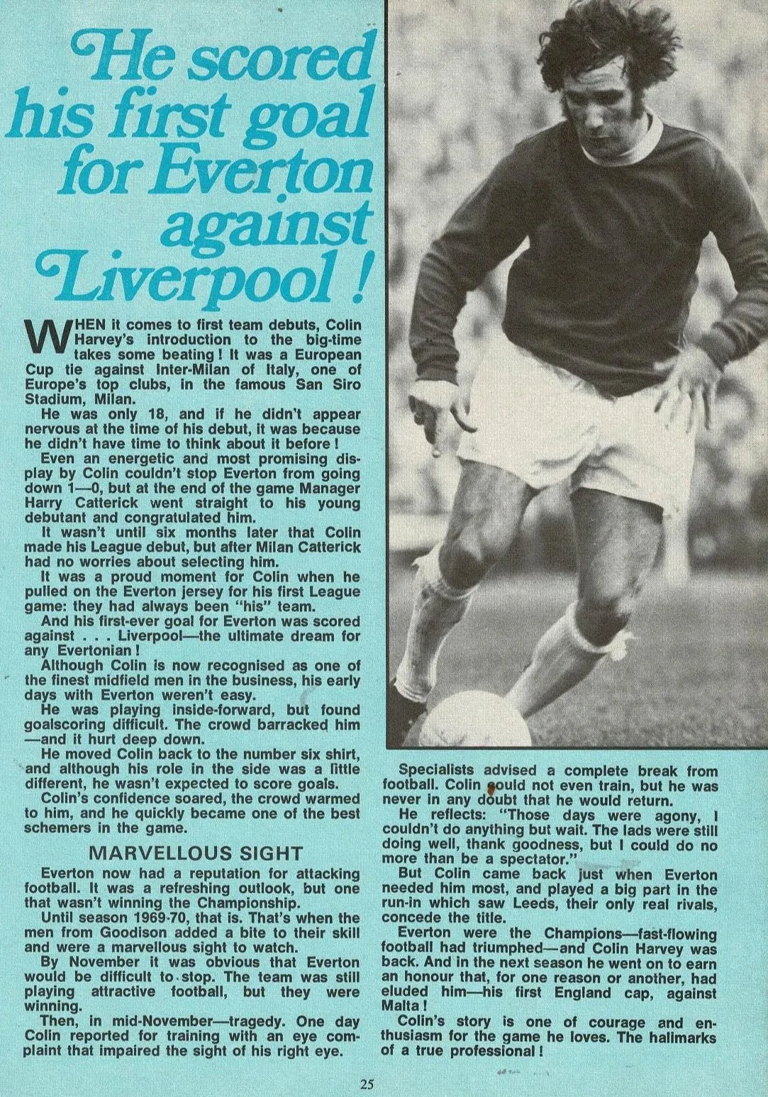 720000 He scored his first goal for Everton against Liverpool (Shoot Annual, 1972, 25).webp