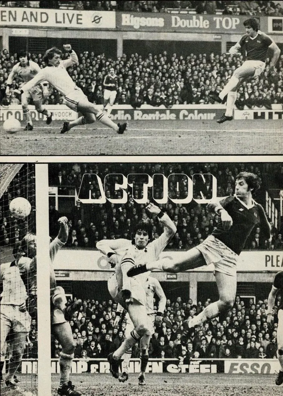 770326 Latchford & Dobson with our opener & third goal in a 4-0 win against Spurs, 26 March 1...webp