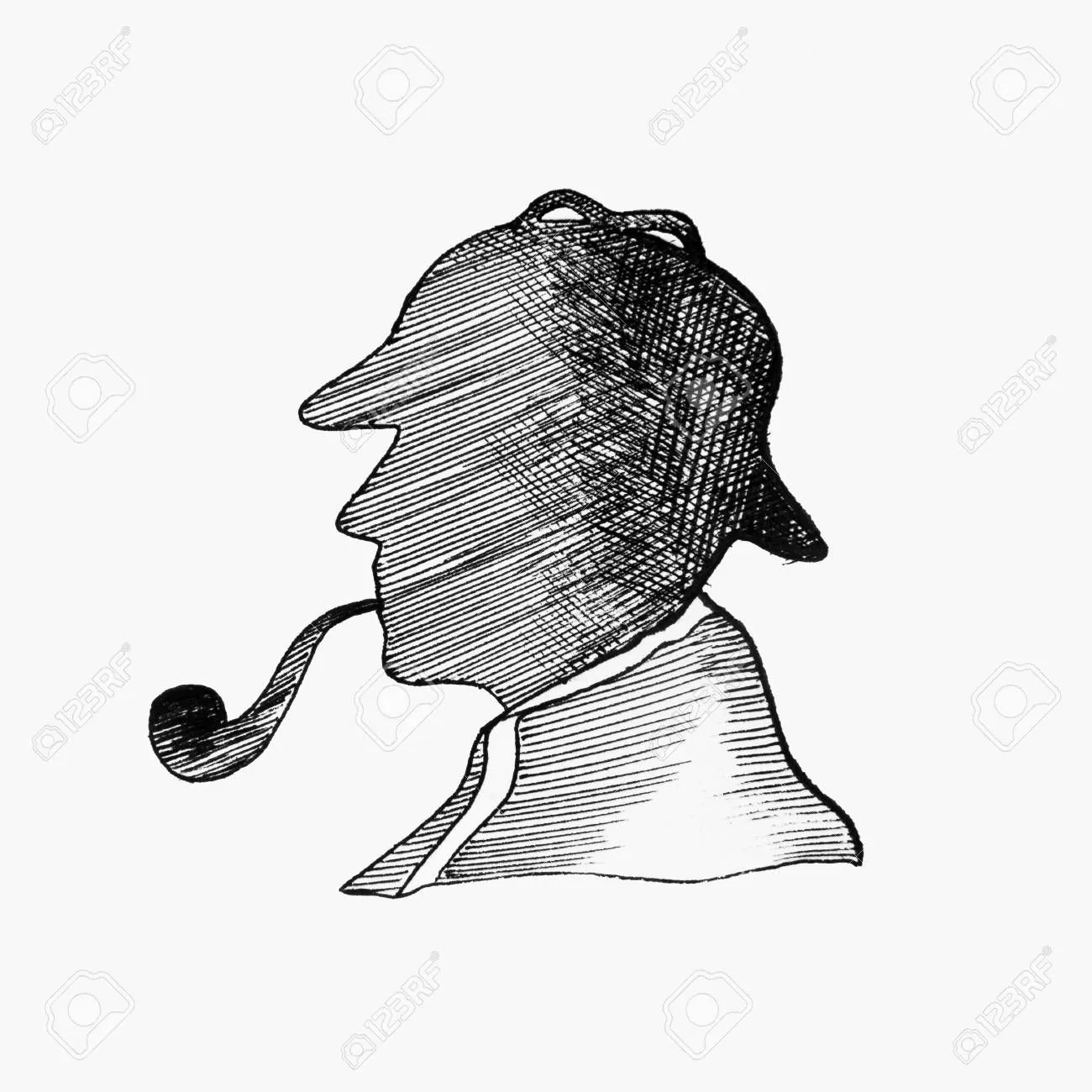 99697417-sketch-silhouette-of-sherlock-holmes-with-a-tube-on-a-white-background-.webp