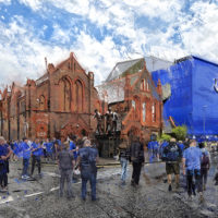 Goodison Park Blue Skies Print